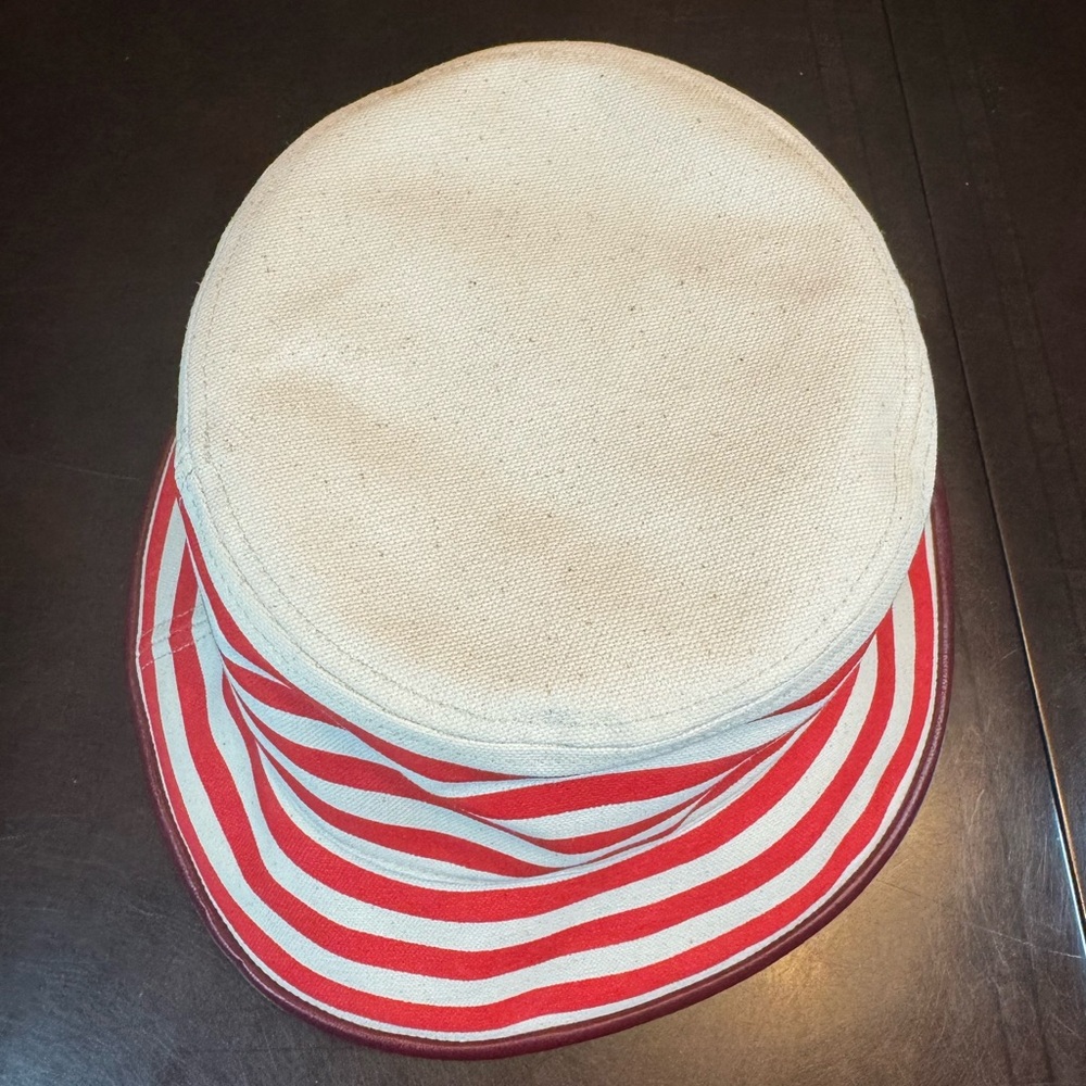 New Authentic Gucci Logo Bucket Hat Red White - Picture 6 of 13